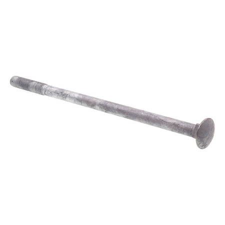 Prime-Line Carriage Bolts 1/2in-13 X 10in A307 Grade A Hot Dip Galv Steel 10PK 9064901